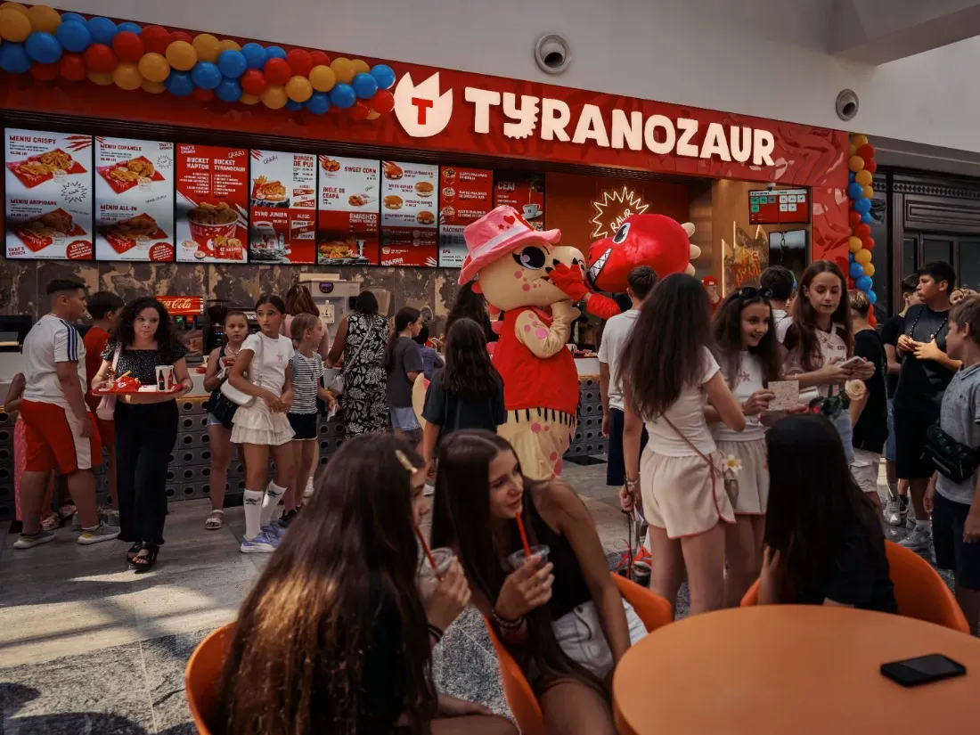 Deschidere de locație Tyranozaur, producție WAY