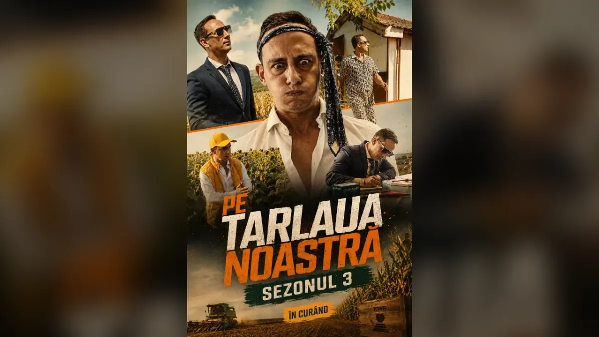 Afiș „Pe Tarlaua Noastră" sezonul 3, serial KWS produs de WAY